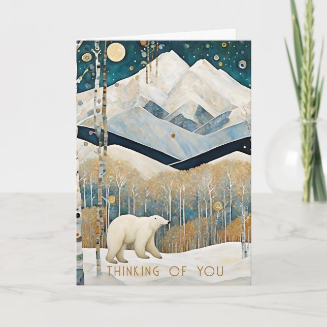 Custom Rustic Thinking of You Card (Front)