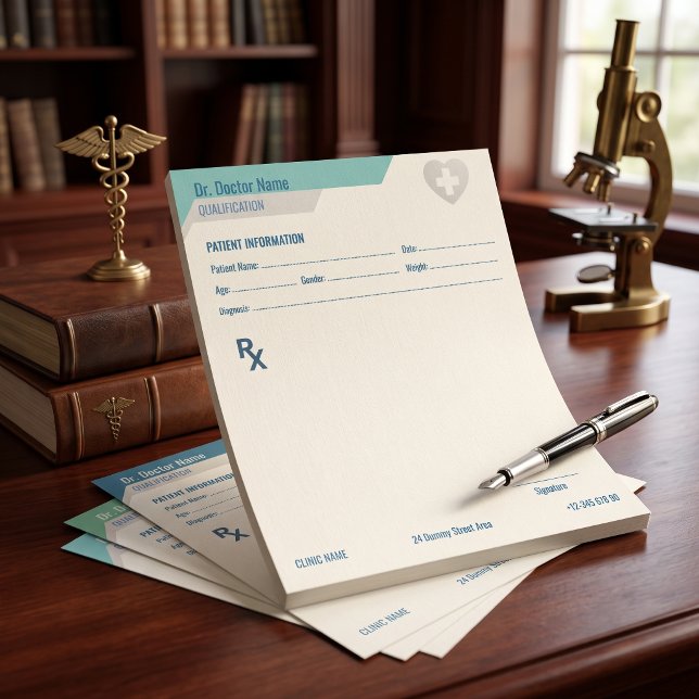 Custom RX Pad for Doctors Editable Prescription (Custom RX Pad for Doctors Editable Prescription
)
