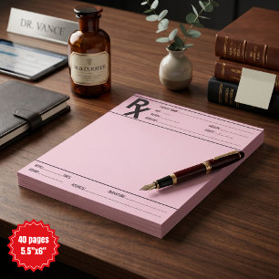 Custom RX Prescription Pad Doctor Pharmacist DEA