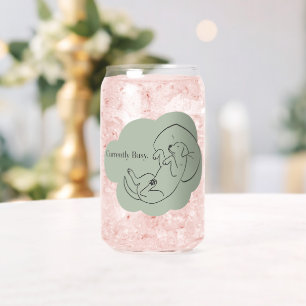 Custom Sage Green Labrador Glass   Dog Mum Gift