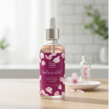 Custom Sakura Oil Label