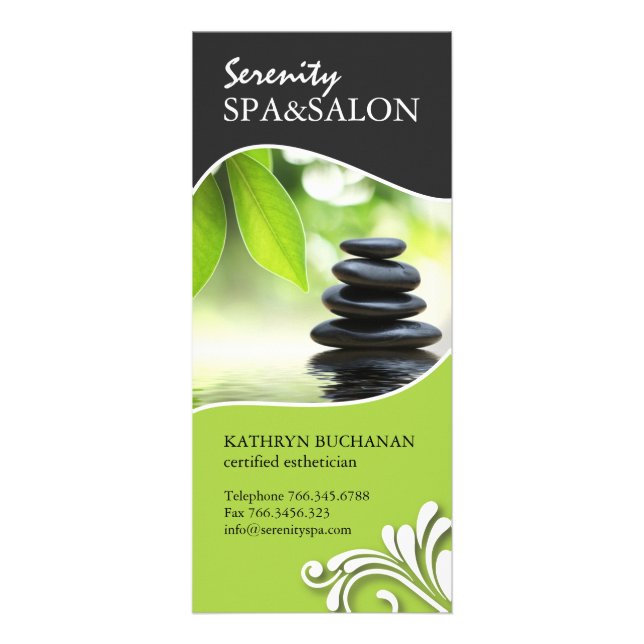 CUSTOM SALON & SPA RACK CARD (Front)