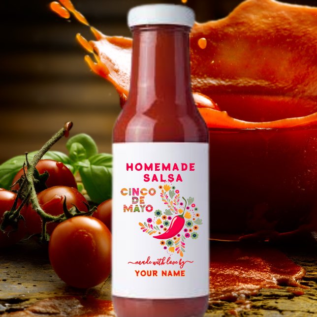 Custom Salsa Labels for Homemade Salsa (Creator Uploaded)
