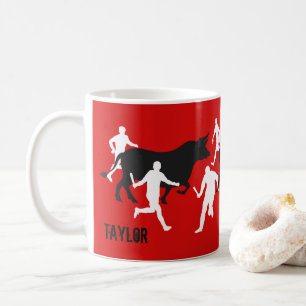 Custom, San Fermin Pamplona, bull run / encierro, Coffee Mug