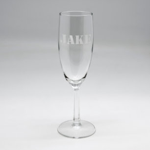 Custom Sand Etched Flute #12