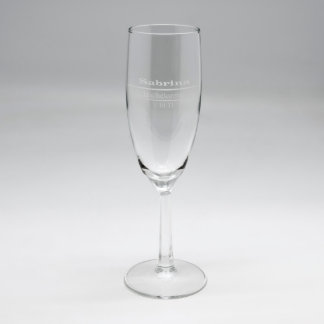 Custom Sand Etched Flute #17