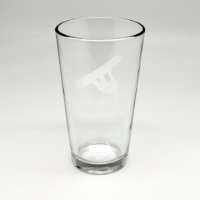 Custom Sand Etched Pint Glass #16
