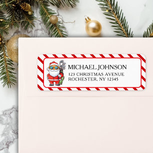 Custom Santa Golf Christmas - Funny Holiday Adress