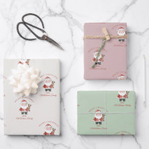 Custom Santa watercolor Christmas vibe gift