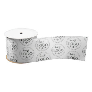 Custom Satin Ribbon with Your Business Logo