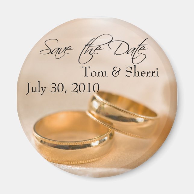 Custom Save the Date Magnets (Front)