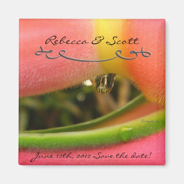 Custom Save the Date Magnets For Weddings (Front)