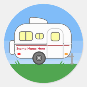 Custom Scamp Classic Round Sticker