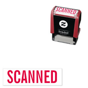 Custom Scanned Self-Inking Stamp with Personalized