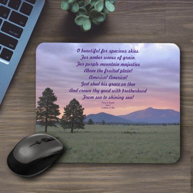 Custom Scenic Storm Over The Prairie Photograph Mouse Mat (Creator Uploaded)