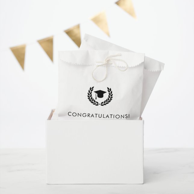 Custom School and College Graduation Elegant Favour Bags (Party)