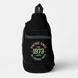 Custom School Bag Name Year Vintage Classic