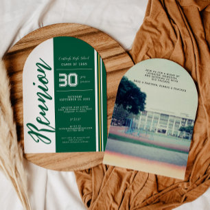 Custom School Colors   Class Reunion Invitation