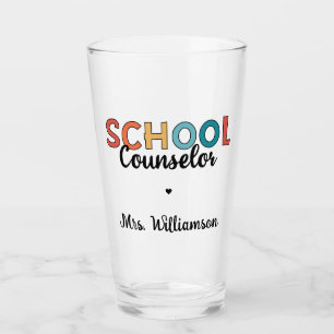 Custom School Counsellor Appreciation Gifts Glass