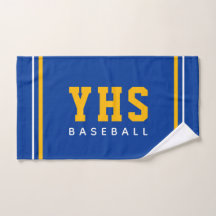 Custom School Initials Baseball Team Sports