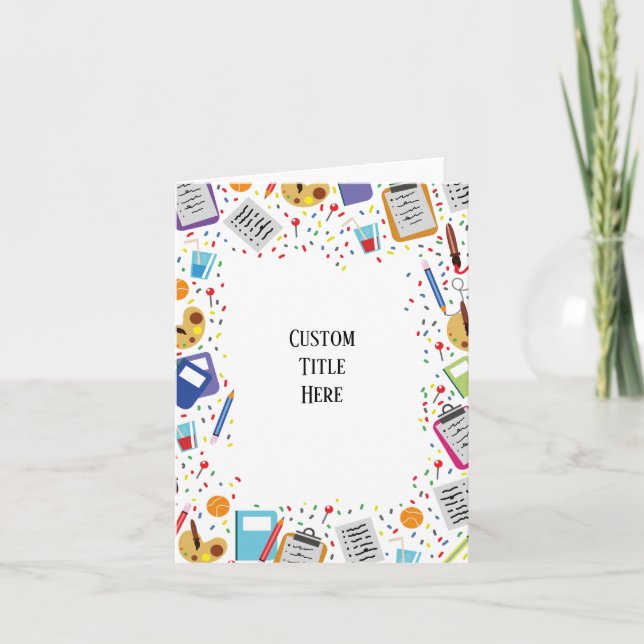 custom School Invitation (Front)
