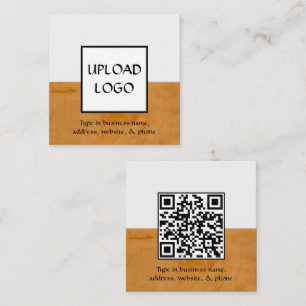 Custom School Logo QR Code Contact Card