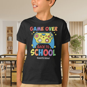 Custom school name Retro Back to school T-Shirt