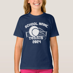 Custom schools sport tennis team  T-Shirt
