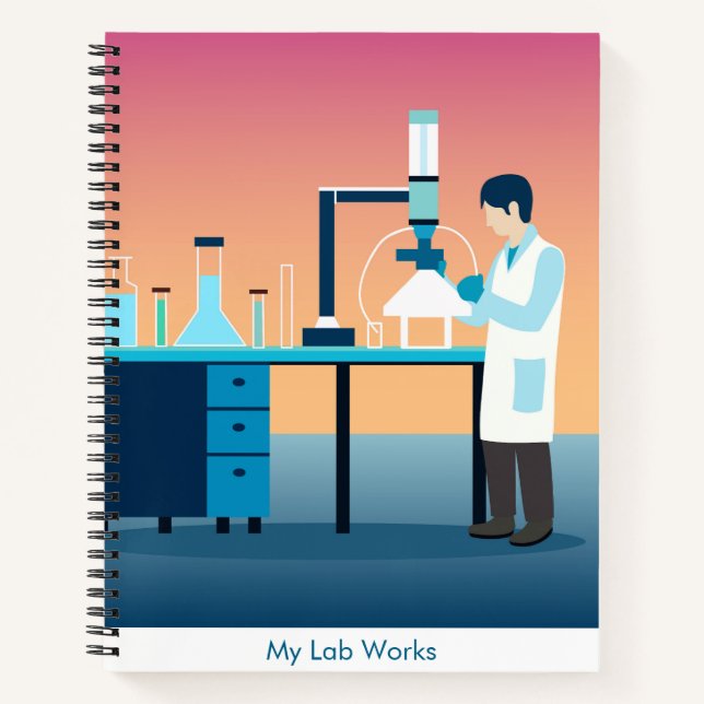Custom Science Lab Student  Notebook (Front)