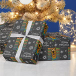 Custom Scooby-Doo Ruh Roh Christmas Snowflake  Wrapping Paper<br><div class="desc">Check out this festive Scooby-Doo Christmas wrapping paper! Personalise it by adding a custom greeting and your name!</div>