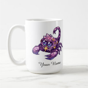 Custom Scorpio Celestial Zodiac Sticker -Gift Idea Coffee Mug