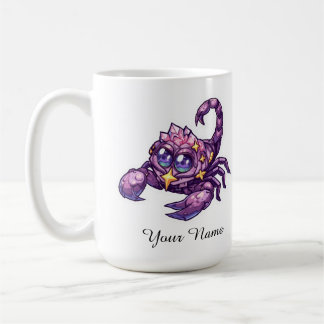 Custom Scorpio Celestial Zodiac Sticker -Gift Idea Coffee Mug