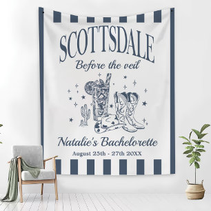 Custom Scottsdale Bache Party Before The Veil Tapestry