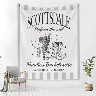 Custom Scottsdale Bache Party Before The Veil Tapestry