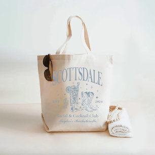 Custom Scottsdale Bachelorette Party Bridesmaid Tote Bag