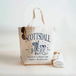 Custom Scottsdale Bachelorette Party Bridesmaid Tote Bag