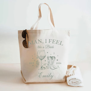 Custom Scottsdale Bachelorette Party Man I Feel Tote Bag