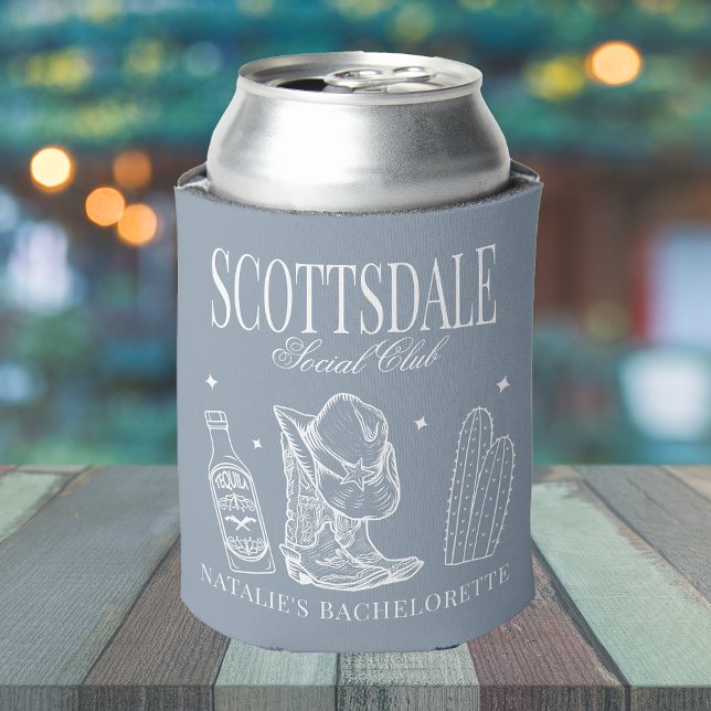 Custom Scottsdale Bachelorette Party Social Club Can Cooler (Creator Uploaded)