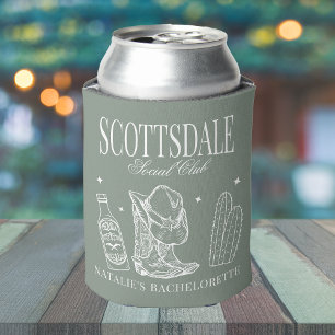 Custom Scottsdale Bachelorette Party Social Club Can Cooler