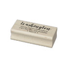 Custom Script Family Name Return Address Ink Stamp