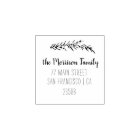 Custom Script Family Name Return Address