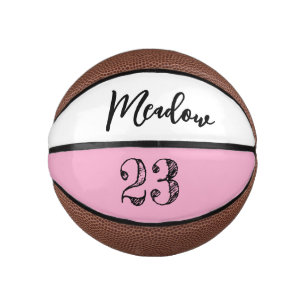 Custom script Name Number Black White Basketball