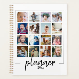 Custom script photo collage planner