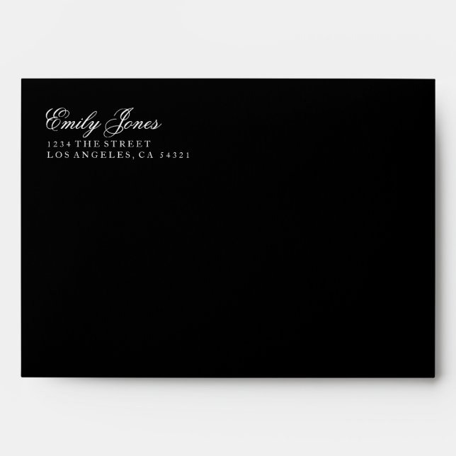 Custom Script Pre-Addressed Envelope - Sending (Front)