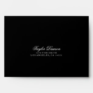 Custom Script Return Address Envelope