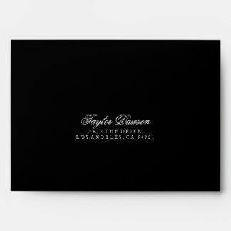Custom Script Return Address Envelope