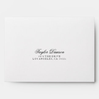 Custom Script Return Address Envelopes