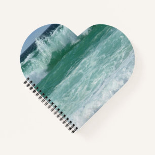 Custom Seascape Beach Seaside Sea Waves Template  Notebook