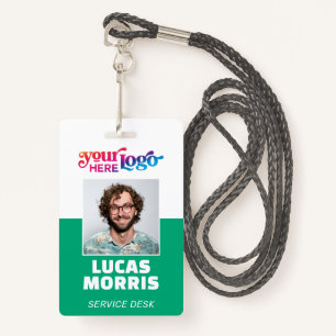 Custom Security Badge Employee/Event ID with Photo ID Badge
