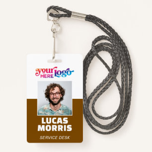 Custom Security Badge Employee/Event ID with Photo ID Badge